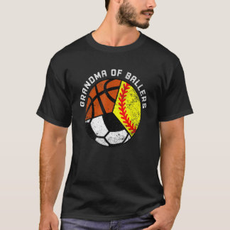 Grootma van balletbal softbal voetbal Gr. T-shirt