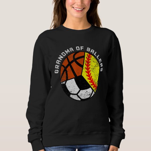 Grootma van balletbal softbal voetbal Gr. Trui (Voorkant)