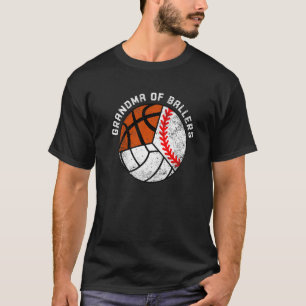 Grootma van honkbal t-shirt