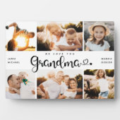 Grootma We houden van je hart Moderne 6 Foto Colla Fotoplaat (voorkant)