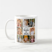 Grootma We houden van je hart Moderne fotocollage Koffiemok (Links)