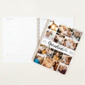 Grootma We houden van je hart Moderne fotocollage Planner (Display)