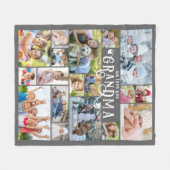 Grootma We houden van jullie 18 Aangepaste kleuren Fleece Deken (Voorkant (Horizontaal))