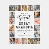Grootmafoto Fleece Blanket (Voorkant)