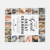Grootmafoto Fleece Blanket (Voorkant (Horizontaal))