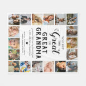 Grootmafoto Fleece Blanket Deken (Voorkant (Horizontaal))