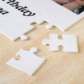 Grootmafoto van Custom Happy Birthday Legpuzzel (Zijkant)