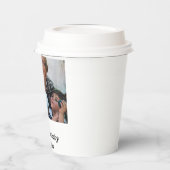 Grootmafoto van Custom Happy Birthday Papieren Bekers (Links)