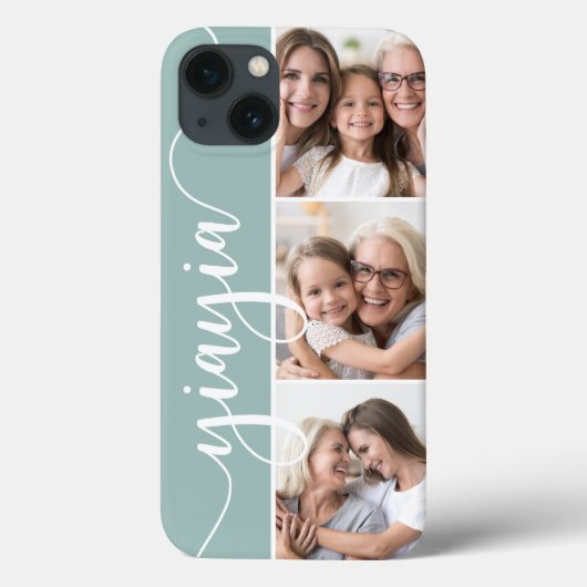 Grootmafoto Yiayia Script Case-Mate iPhone Case (Achterkant)