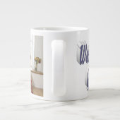 Grootmafotografie grijze typografie grote koffiekop (Achterkant)