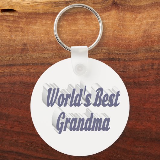 Grootmagrijze tekst sleutelhanger (Achterkant)