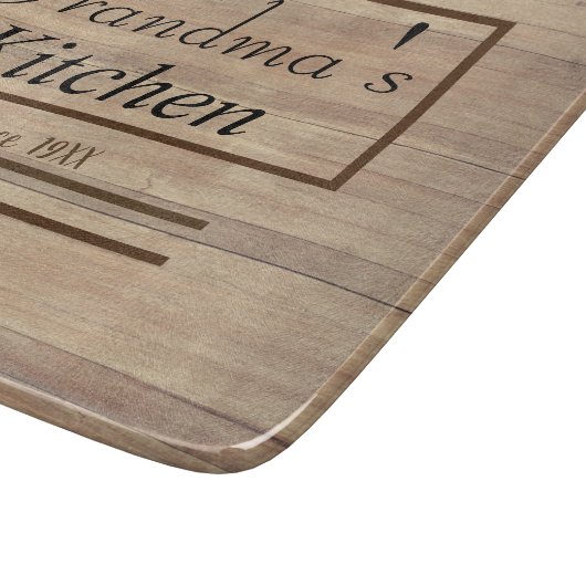 Grootmakeuken sinds 19XX Snijplank (Hoek)