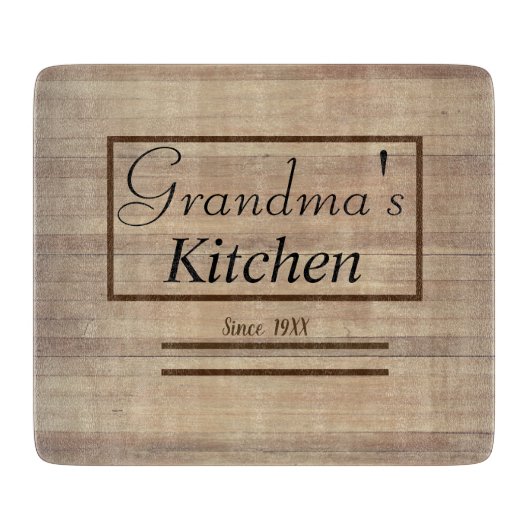 Grootmakeuken sinds 19XX Snijplank (Voorkant)