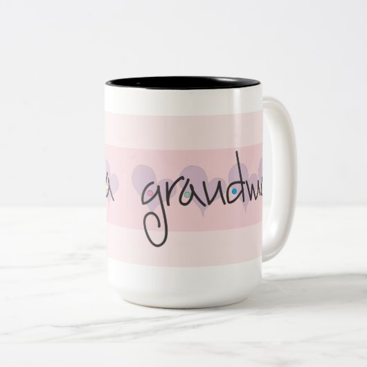 Grootmakoffie mok met hart (Voorkant rechts)