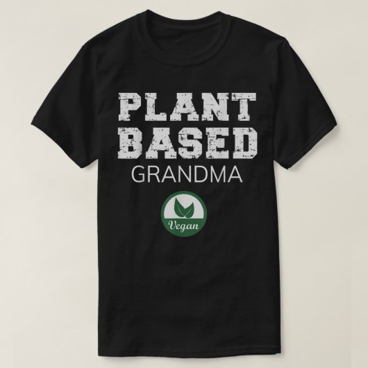 Grootmaontwerp op basis van plant t-shirt (Design voorkant)