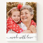 Grootma's Best Recipes Cookbook 6 Foto Collage Notitieboek (Achterkant)