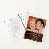 Grootma's Best Recipes Rustic Wood Photo Cookbook Notitieboek (Binnen)