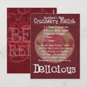 Grootma's beste veenbessen ontvang briefkaart (Voorkant / Achterkant)