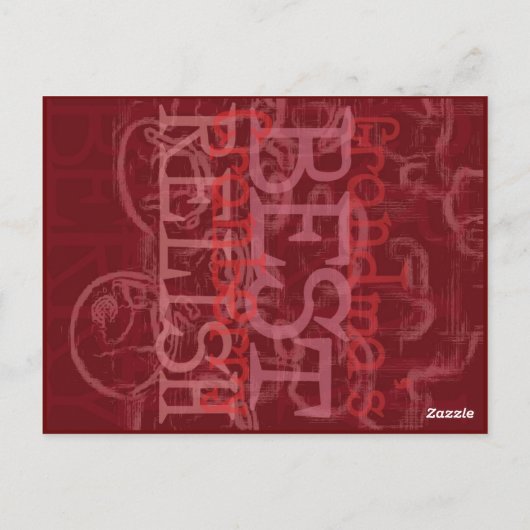 Grootma's beste veenbessen ontvang briefkaart (Achterkant)