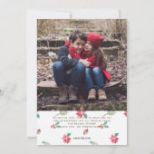 Grootma's favoriete kerstcadeaukaart feestdagenkaart (Achterkant)