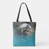 Grootma's Goodie Bag Unieke schildpad Dier Tote Bag (Achterkant)
