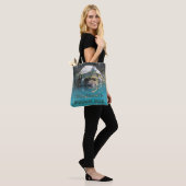 Grootma's Goodie Bag Unieke schildpad Dier Tote Bag (Op model)