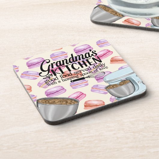 Grootma's Kitchen Good Food Served Daily with a He Bier Onderzetter (Linkerzijde)