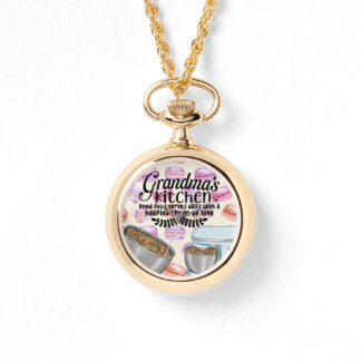 Grootma's Kitchen Good Food Served Daily with a He Horloge