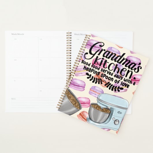 Grootma's Kitchen Good Food Served Daily with a He Planner (Display)