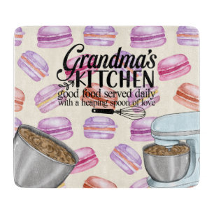 Grootma's Kitchen Good Food Served Daily with a He Snijplank