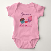 Grootma's Little Cupcake Baby Tutu Bodysuit (Voorkant)