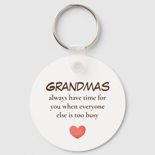 Grootma's niet voor Bezige sleutelhangers (Voorkant)