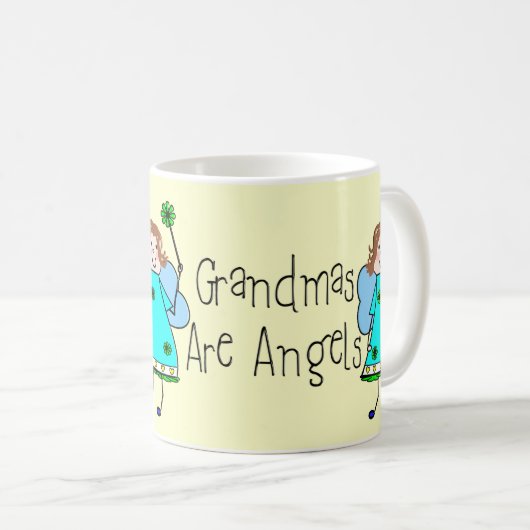 Grootma's zijn Angels cadeautjes Koffiemok (Voorkant rechts)