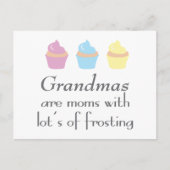 Grootma's zijn momen met veel vorst briefkaart (Voorkant)