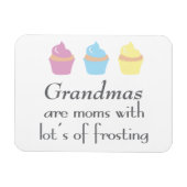 Grootma's zijn momen met veel vorst magneet (Horizontaal)