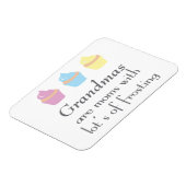 Grootma's zijn momen met veel vorst magneet (Linkerzijde)