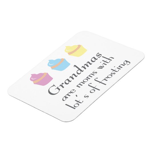 Grootma's zijn momen met veel vorst magneet (Linkerzijde)