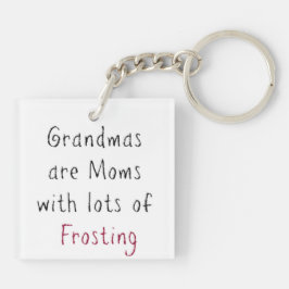 "Grootma's zijn momen met veel vorst" Sleutelhanger