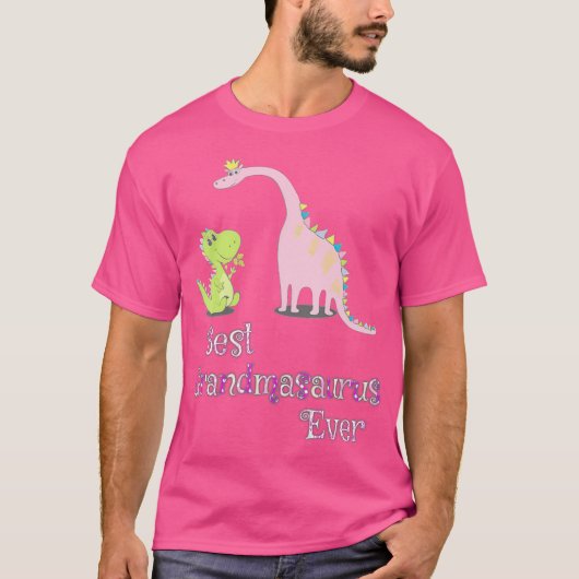 Grootmasaurus Rex Best Grandma Saurus Ever Dinosau T-shirt (Voorkant)