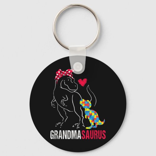 Grootmasaurus T rex Dinosaur Clothing Gifts. Grapp Sleutelhanger (Voorkant)