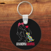 Grootmasaurus T rex Dinosaur Clothing Gifts. Grapp Sleutelhanger (Voorkant)