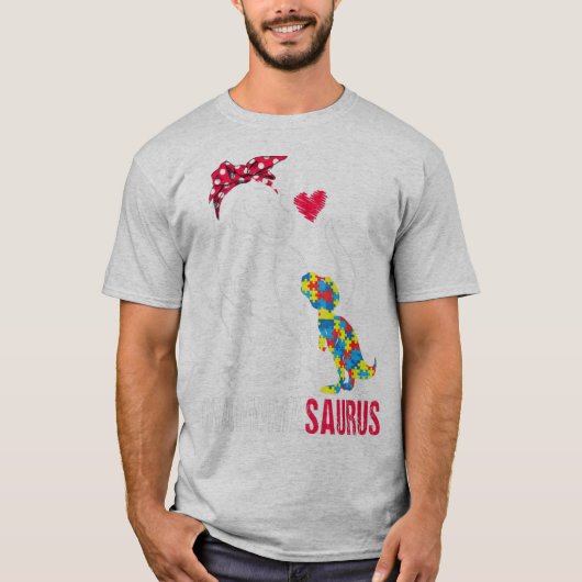 Grootmasaurus T rex Dinosaur Clothing Gifts. Grapp T-shirt (Voorkant)