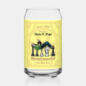 Grootmeester Blikvorm Glas (Achterkant)