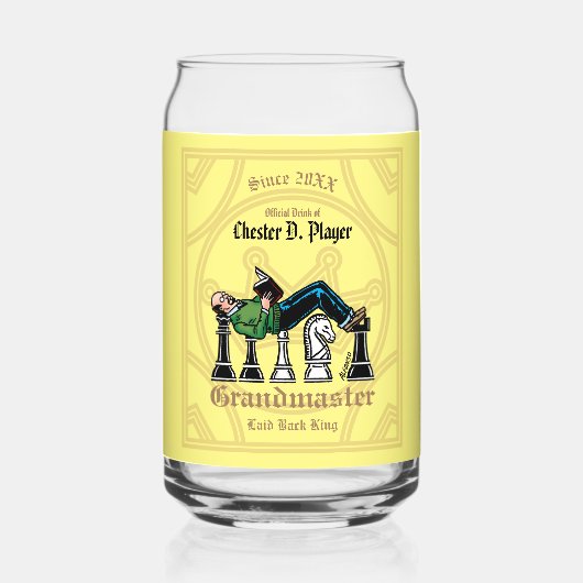 Grootmeester Blikvorm Glas (Achterkant)