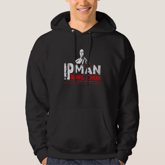 Grootmeester "IP Man" Wing Chun - Kung Fu Hoodie (Voorkant)