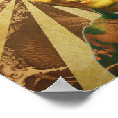 Grootmeester "Ip Man" Wing Chun - Kung Fu Poster (Hoek)