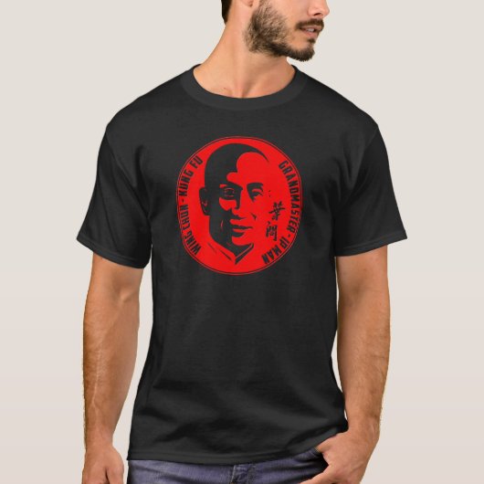Grootmeester Ip Man - Wing Chun Kung Fu T-shirt (Voorkant)