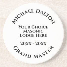 Grootmeester-Mason coaster Zandsteen Onderzetter