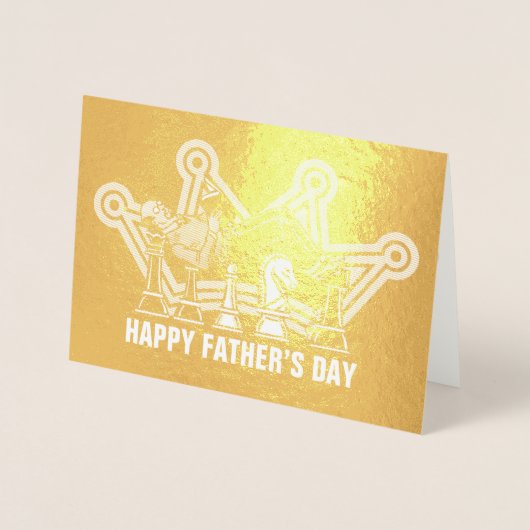 Grootmeester Vaderdag Folie Kaarten (Voorkant)