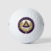 Grootmeester van de vrijmetselaars golfballen (Voorkant)